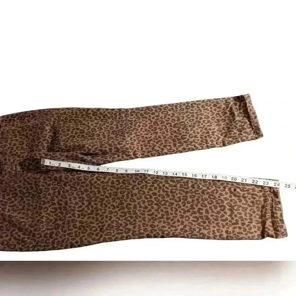 Belle Kim gravel size 2P pull on animal print jeggings - Picture 5 of 8